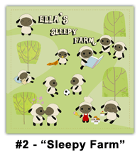 sleepy farm baby comfort blanket
