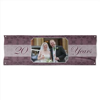 wedding anniversary outdoor banner